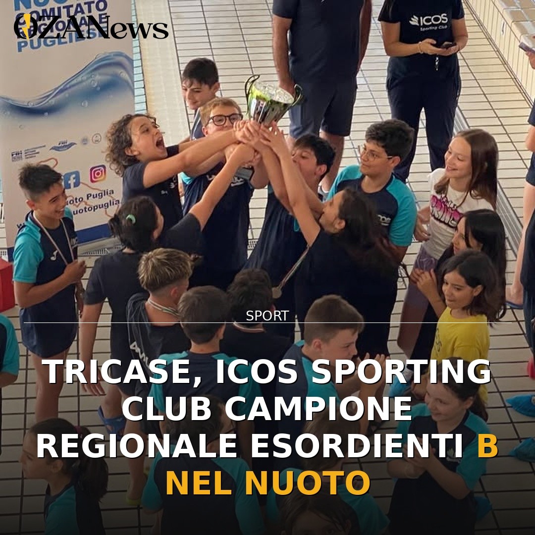 Tricase, ICOS Sporting Club campione regionale Esordienti B nel nuoto