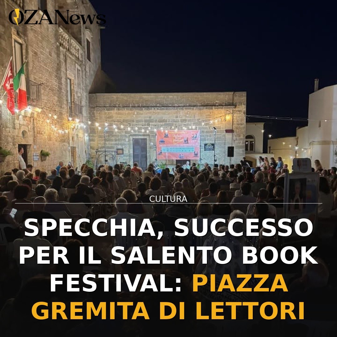 Specchia, successo per il Salento Book Festival: piazza gremita di lettori