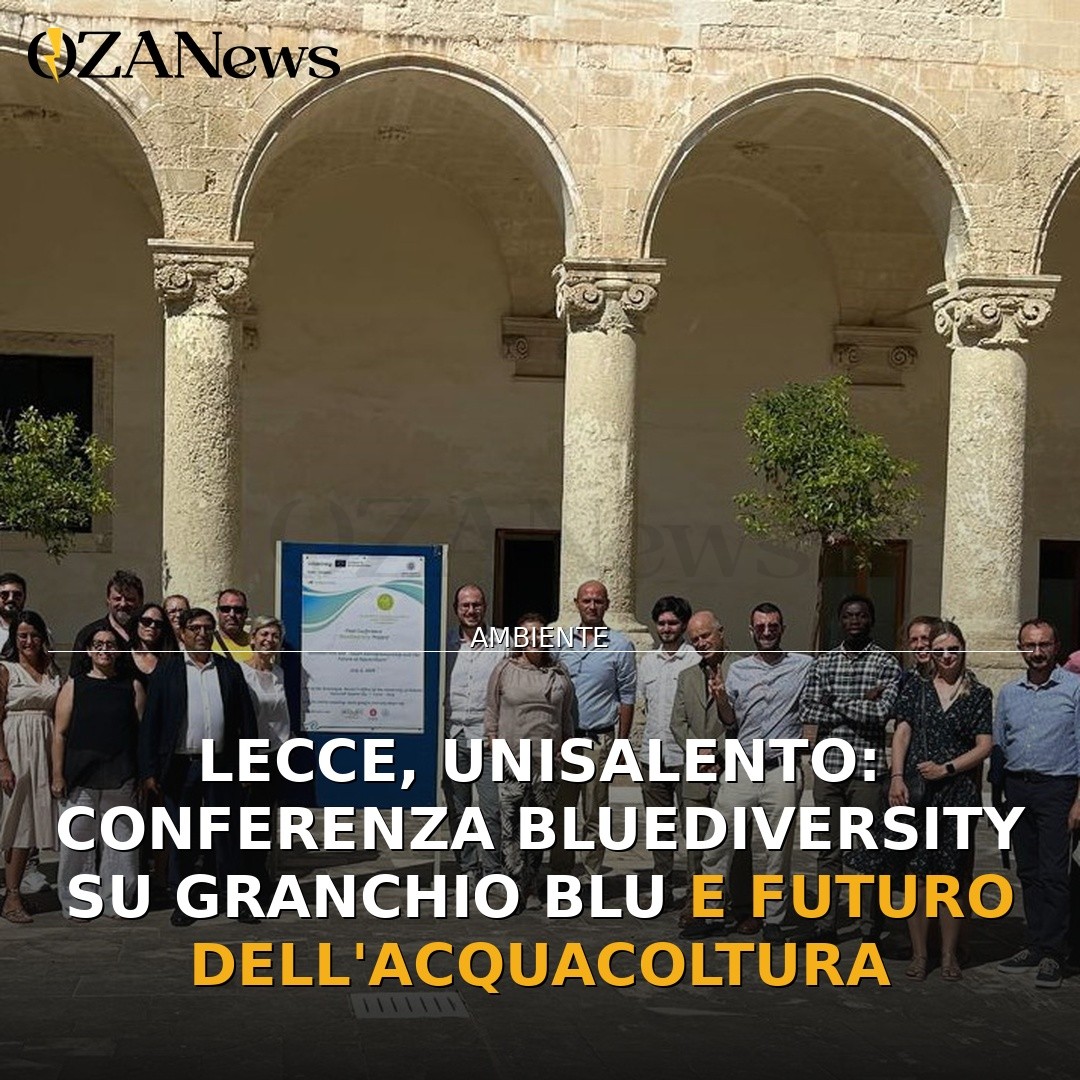 Lecce, UniSalento: conferenza BlueDiversity su granchio blu e futuro dell’acquacoltura