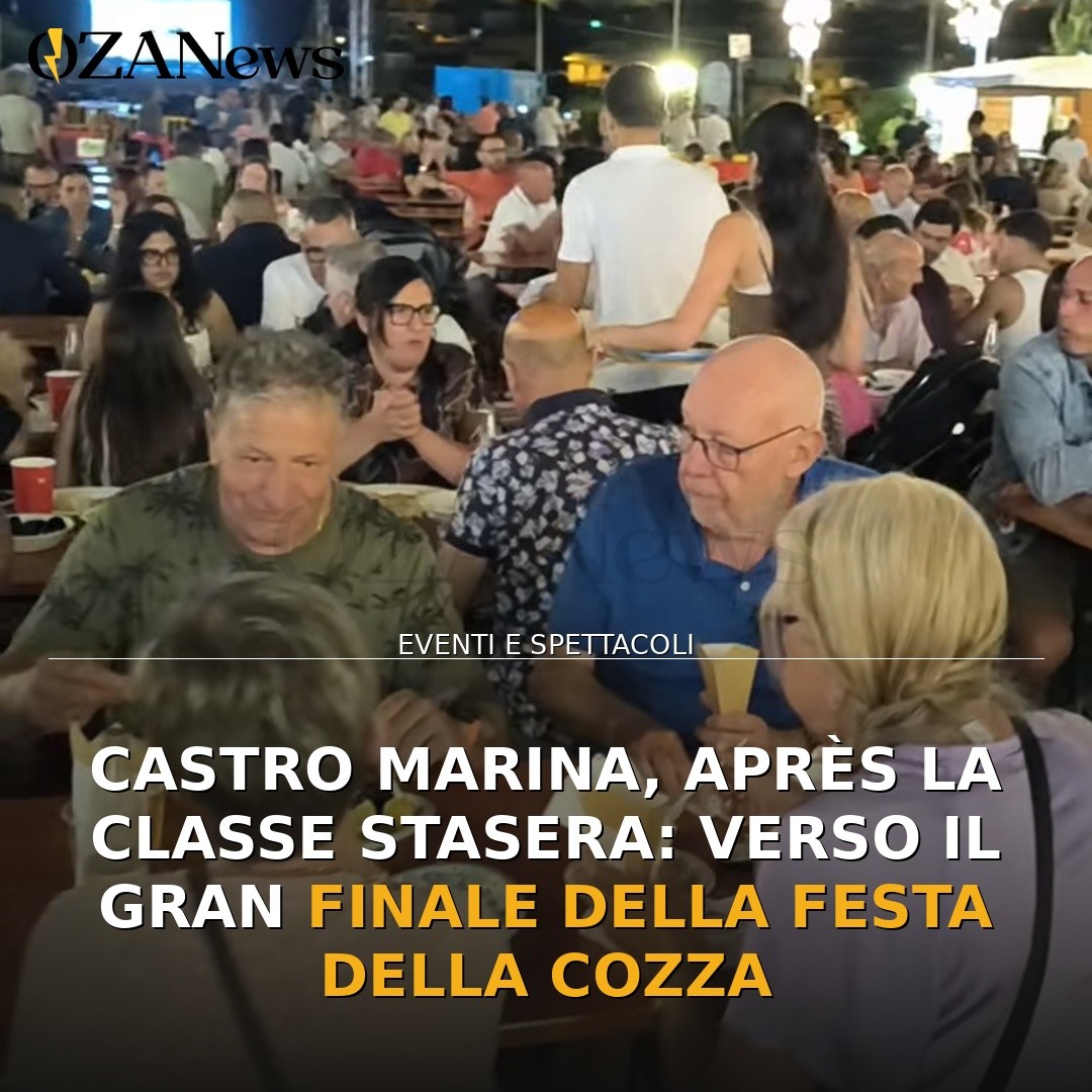 Castro Marina, Après La Classe stasera: verso il gran finale della Festa della Cozza