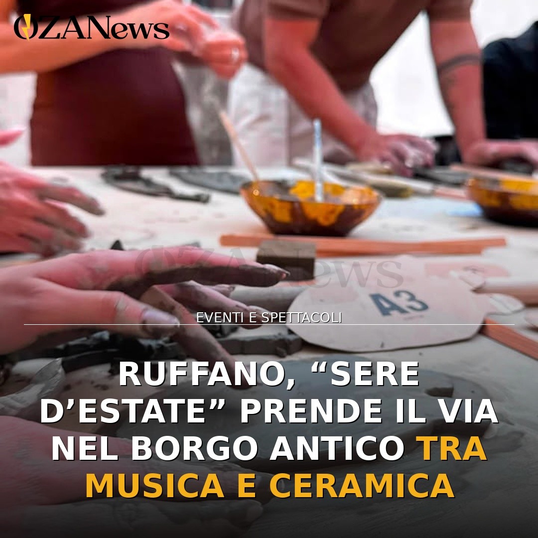 Ruffano, “Sere d’Estate” prende il via nel borgo antico tra musica e ceramica