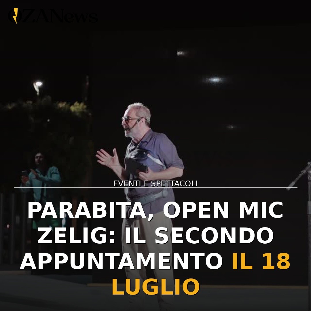 Parabita, Open Mic Zelig: il secondo appuntamento il 18 luglio