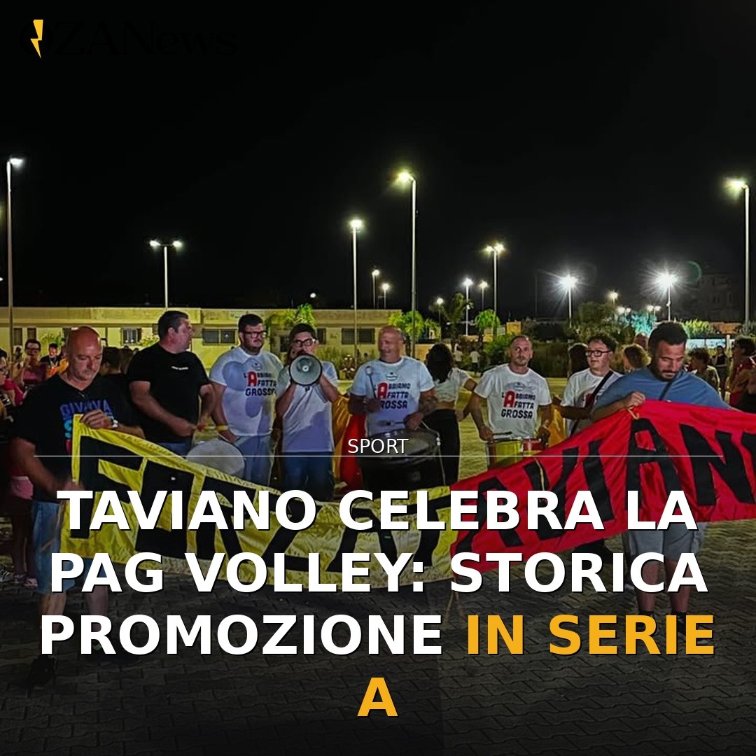 Taviano celebra la PAG Volley: storica promozione in Serie A