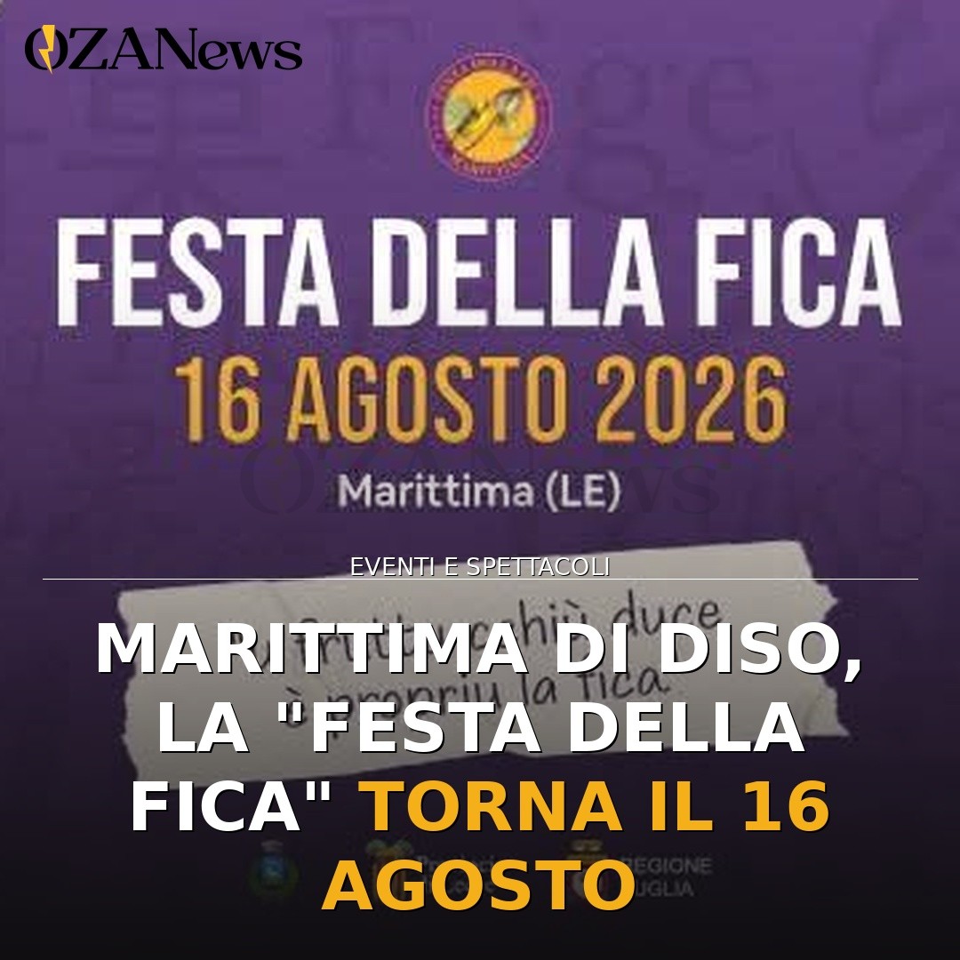 Marittima di Diso, la “Festa della Fica” torna il 16 agosto