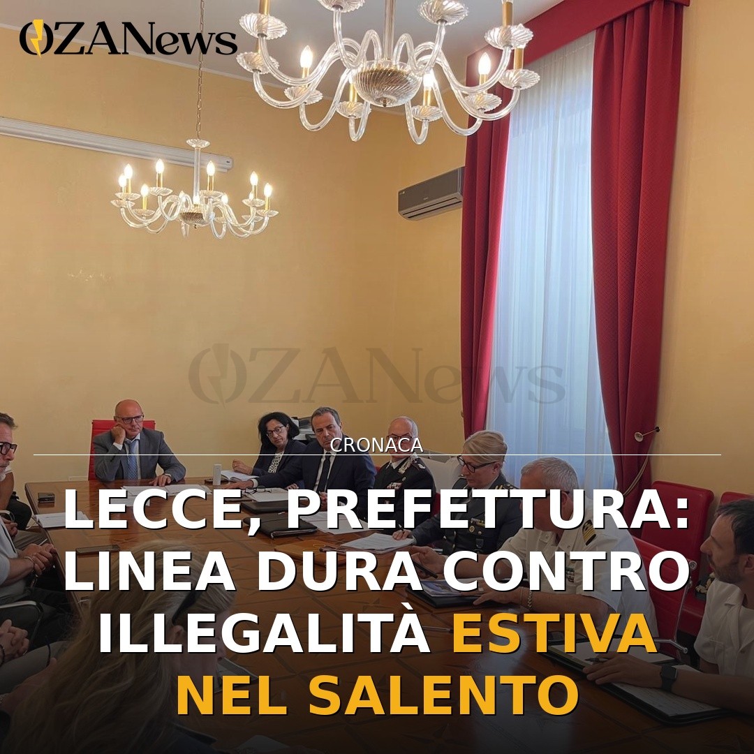 Lecce, Prefettura: linea dura contro illegalità estiva nel Salento