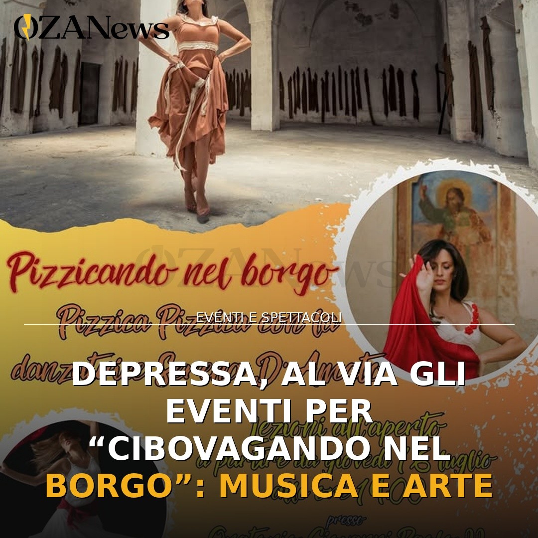Depressa, al via gli eventi per “Cibovagando nel borgo”: musica e arte