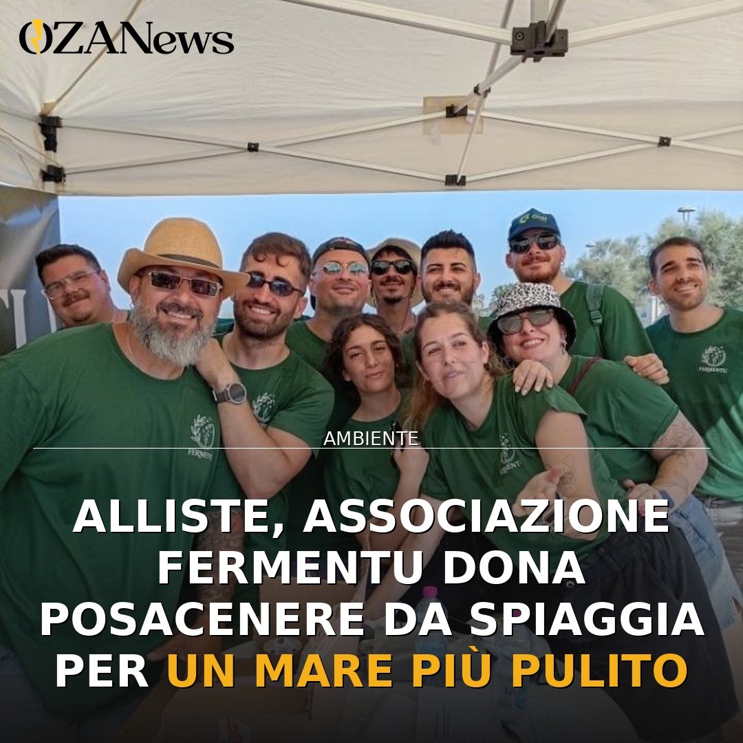Alliste, Associazione Fermentu dona posacenere da spiaggia per un mare più pulito