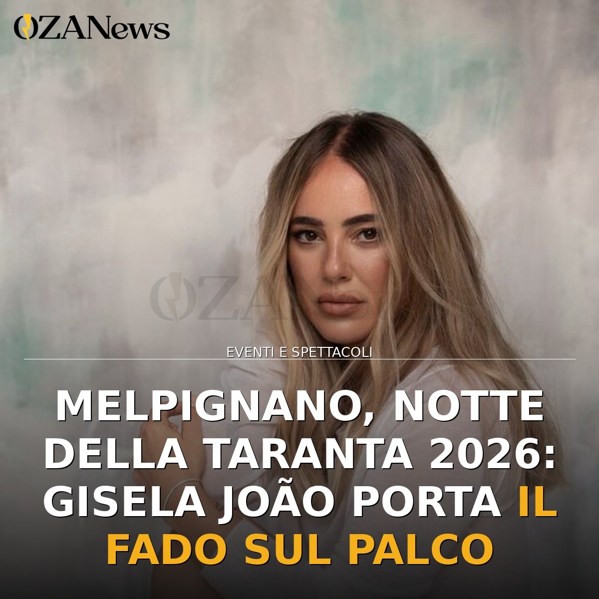 Melpignano, Notte della Taranta 2026: Gisela João porta il fado sul palco