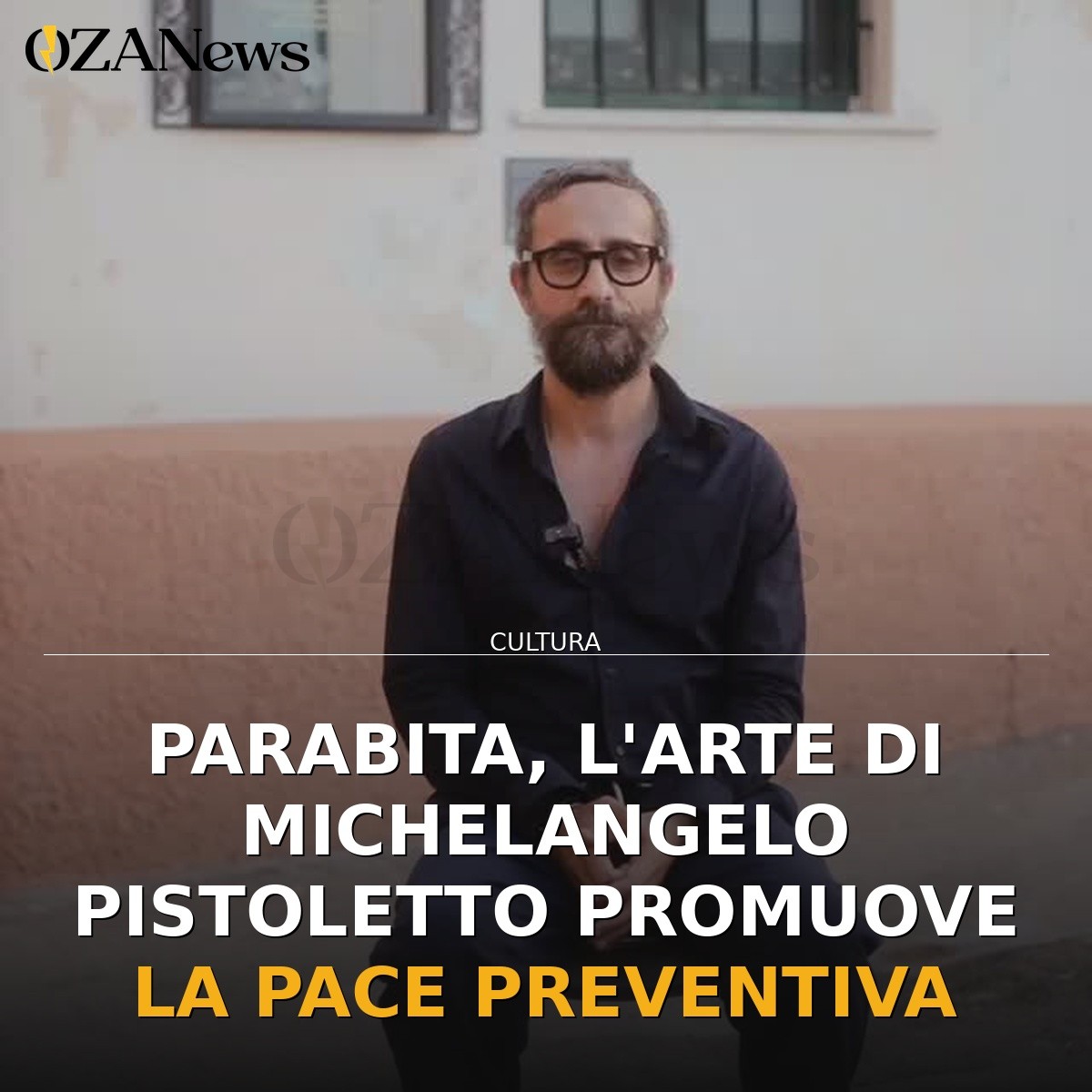Parabita, l’arte di Michelangelo Pistoletto promuove la pace preventiva