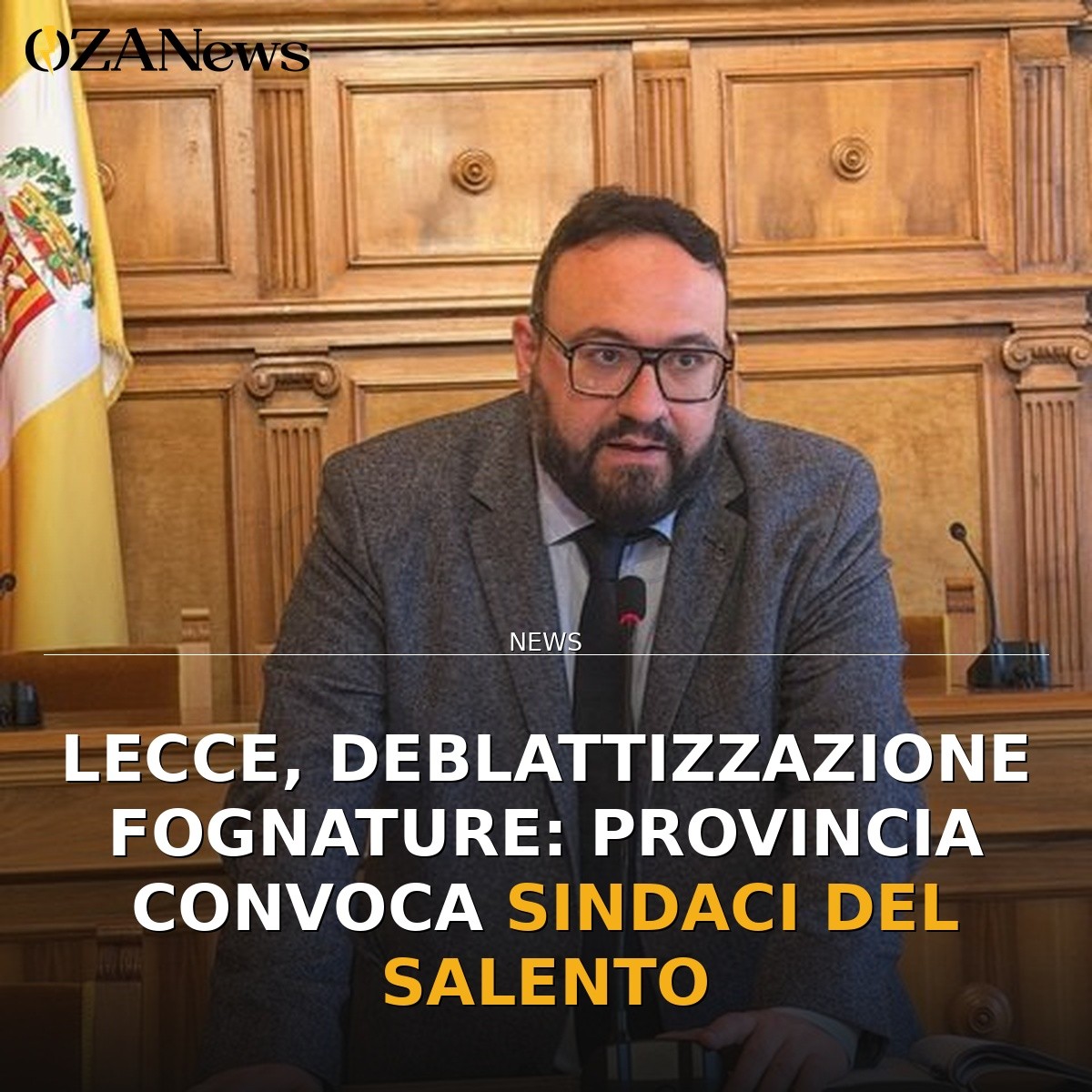 Lecce, deblattizzazione fognature: Provincia convoca sindaci del Salento