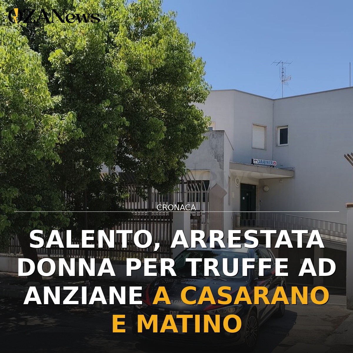 Salento, arrestata donna per truffe ad anziane a Casarano e Matino