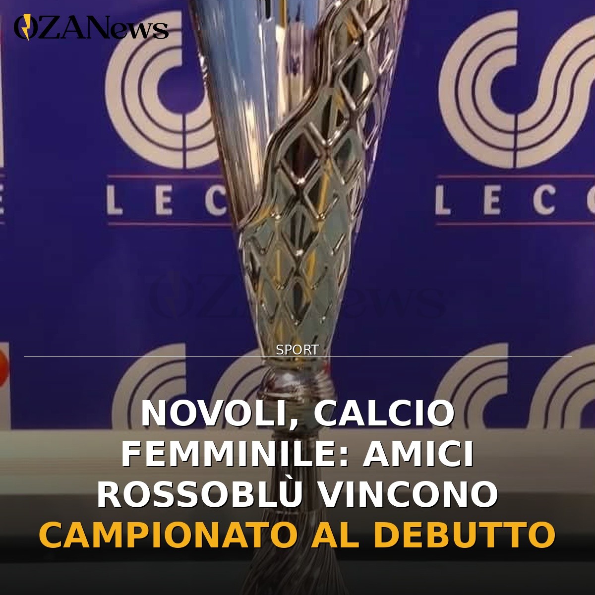 Novoli, calcio femminile: Amici Rossoblù vincono campionato al debutto