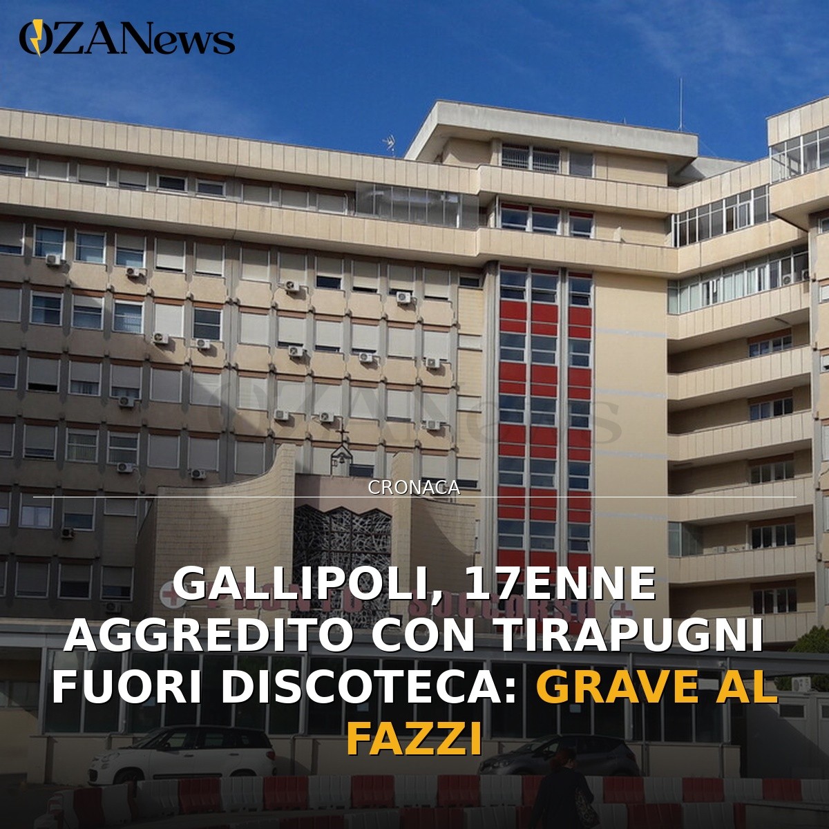 Gallipoli, 17enne aggredito con tirapugni fuori discoteca: grave al Fazzi