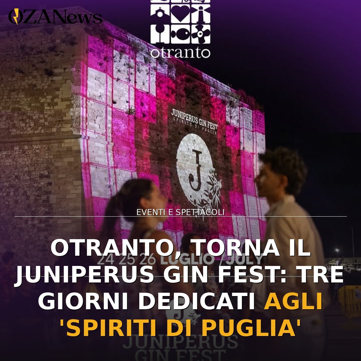 Otranto, torna il Juniperus Gin Fest: tre giorni dedicati agli ‘Spiriti di Puglia’