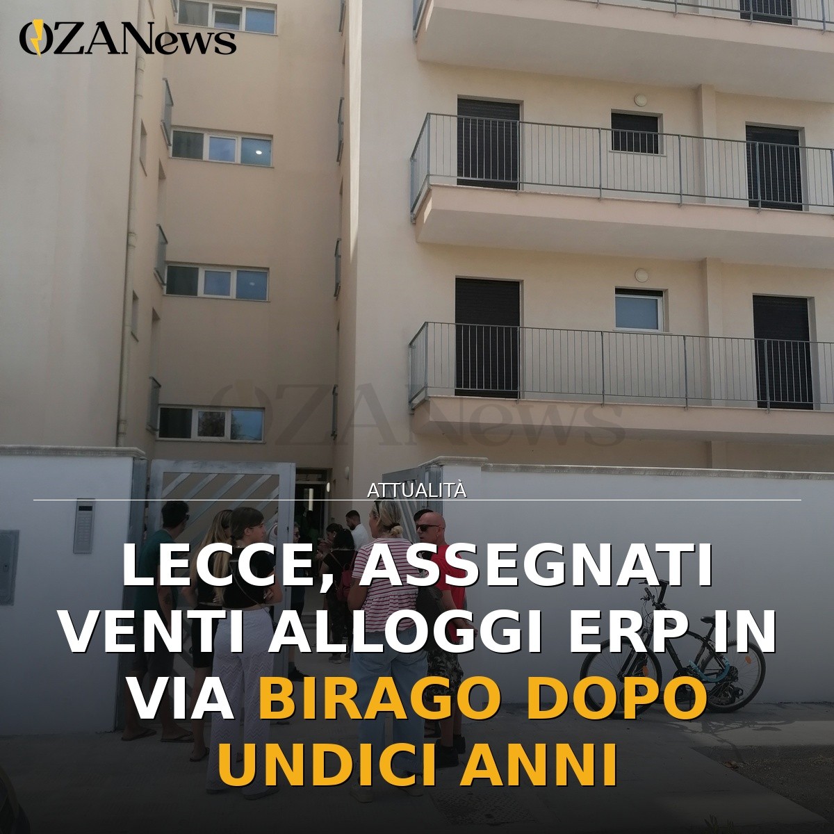 Lecce, assegnati venti alloggi ERP in via Birago dopo undici anni