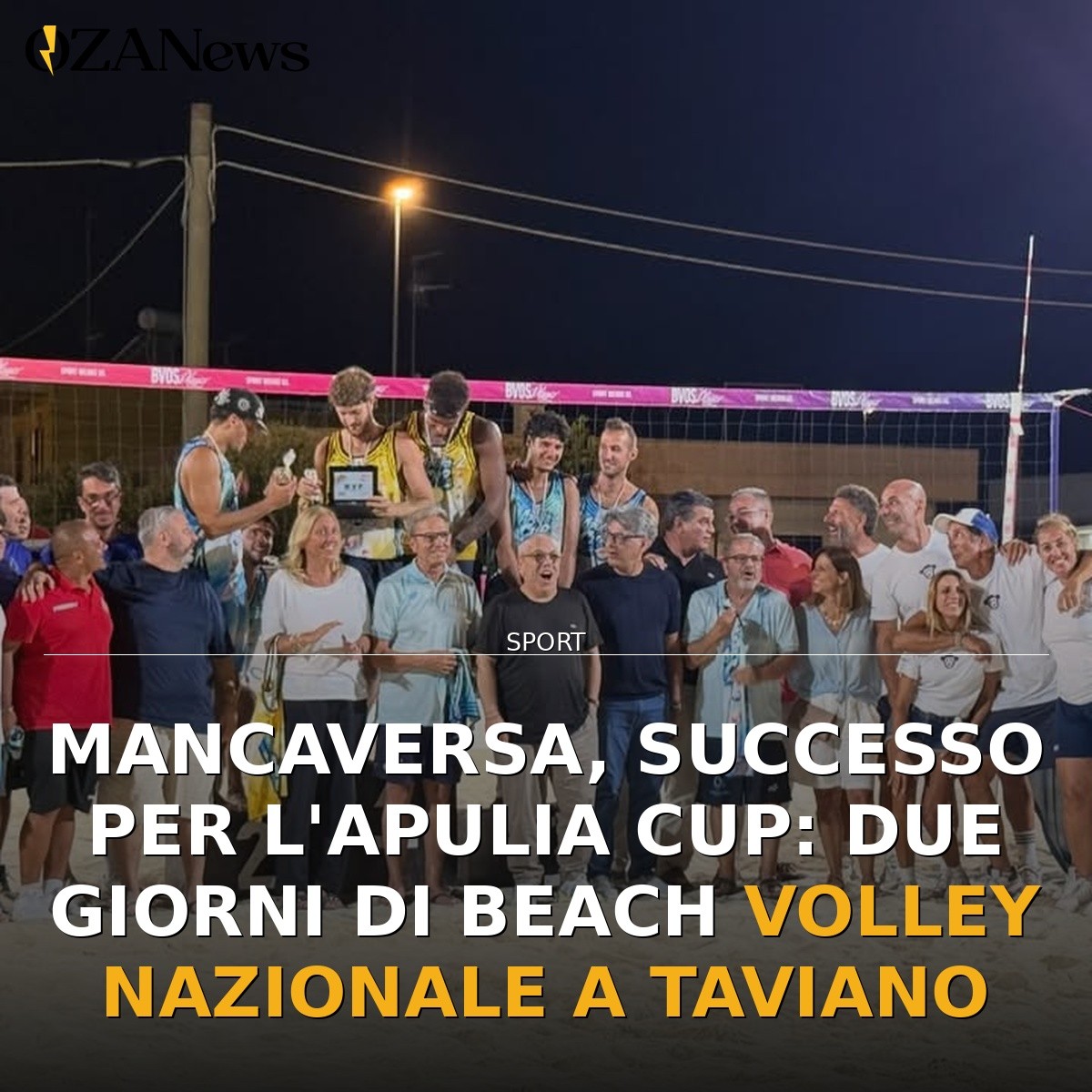 Mancaversa, successo per l’Apulia Cup: due giorni di beach volley nazionale a Taviano