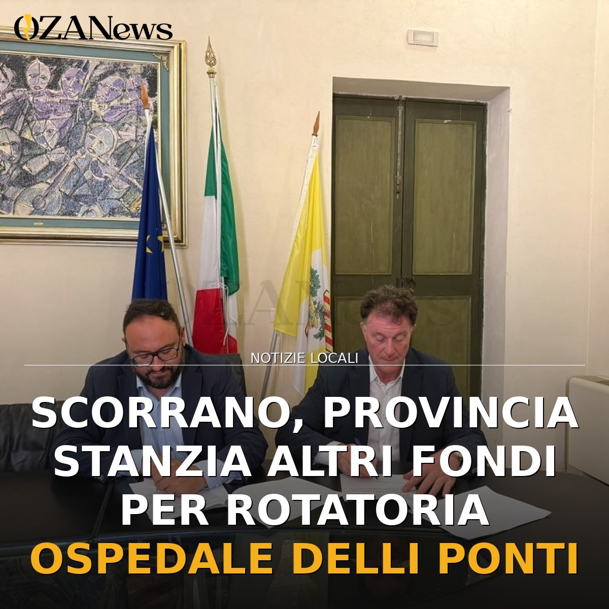 Scorrano, Provincia stanzia altri fondi per rotatoria ospedale Delli Ponti
