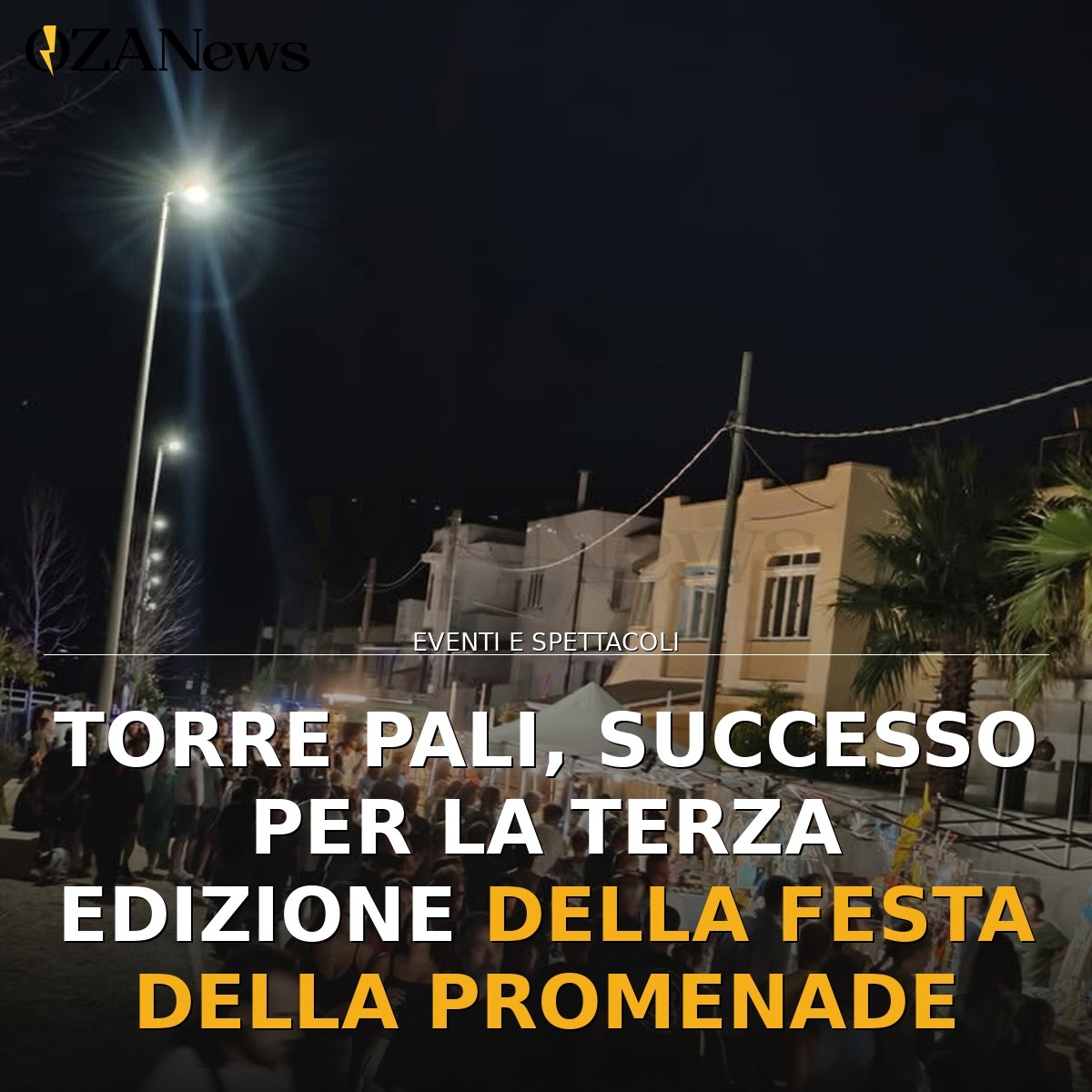 Torre Pali, successo per la terza edizione della Festa della Promenade
