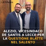 Foto di copertina: Alezio, Vicesindaco De Santis a Lecce per la questione blatte nel Salento - Lecce