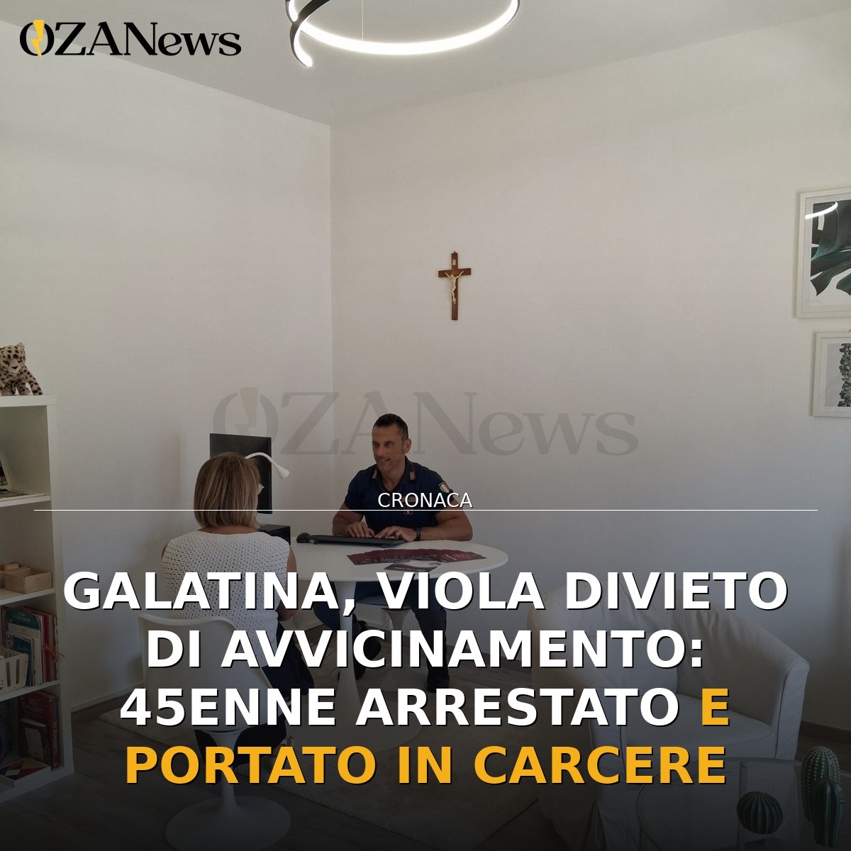 Galatina, viola divieto di avvicinamento: 45enne arrestato e portato in carcere