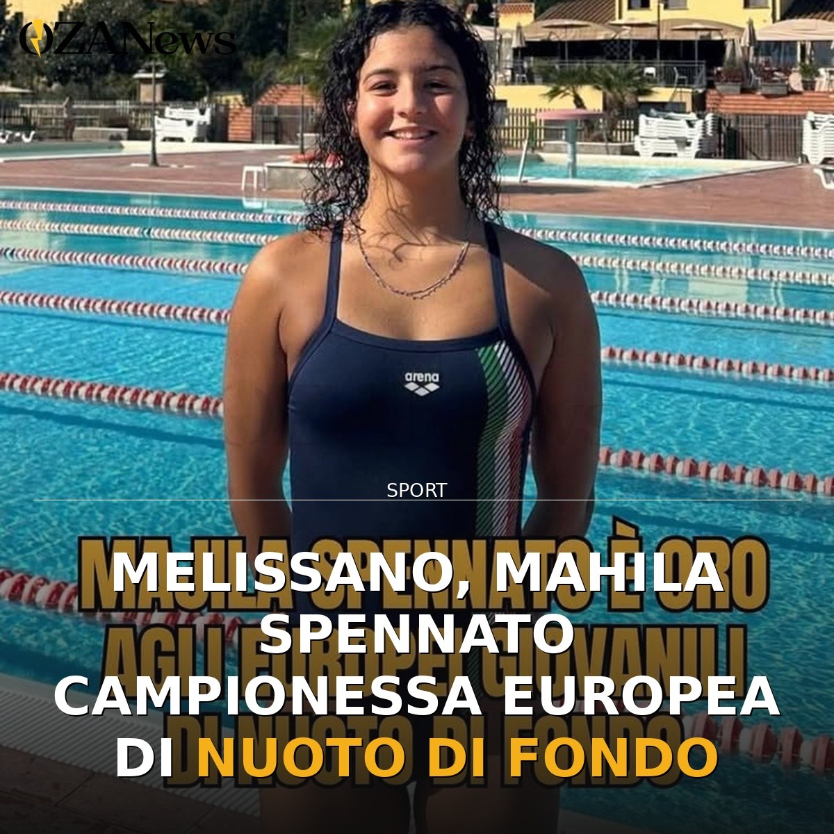 Melissano, Mahila Spennato Campionessa Europea di Nuoto di Fondo