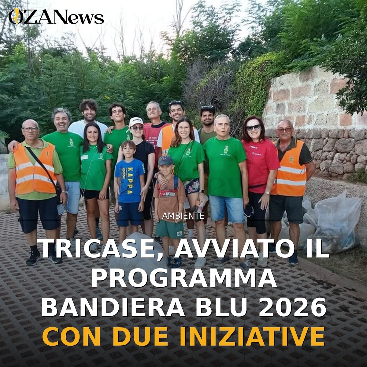 Tricase, avviato il programma Bandiera Blu 2026 con due iniziative