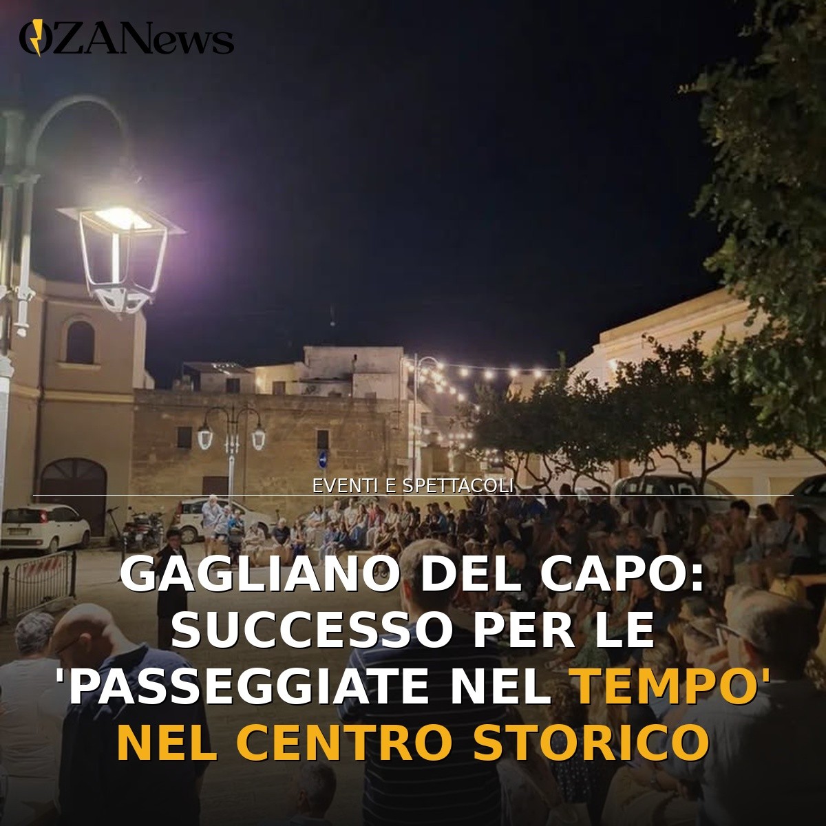 Gagliano del Capo: successo per le ‘Passeggiate nel Tempo’ nel centro storico