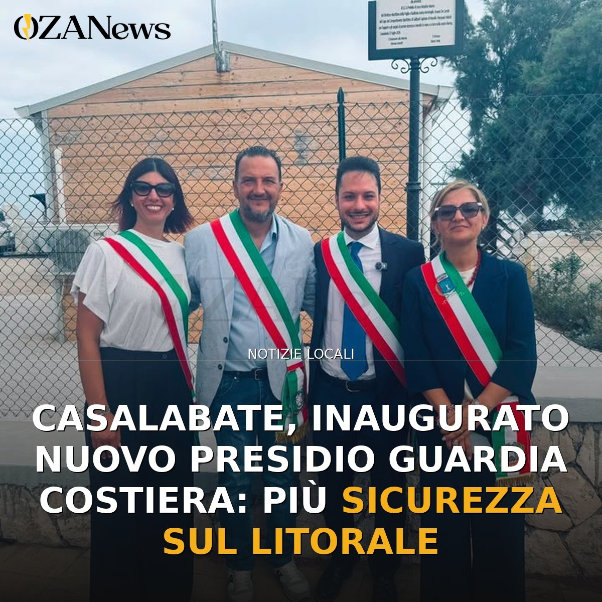 Casalabate, inaugurato nuovo presidio Guardia Costiera: più sicurezza sul litorale