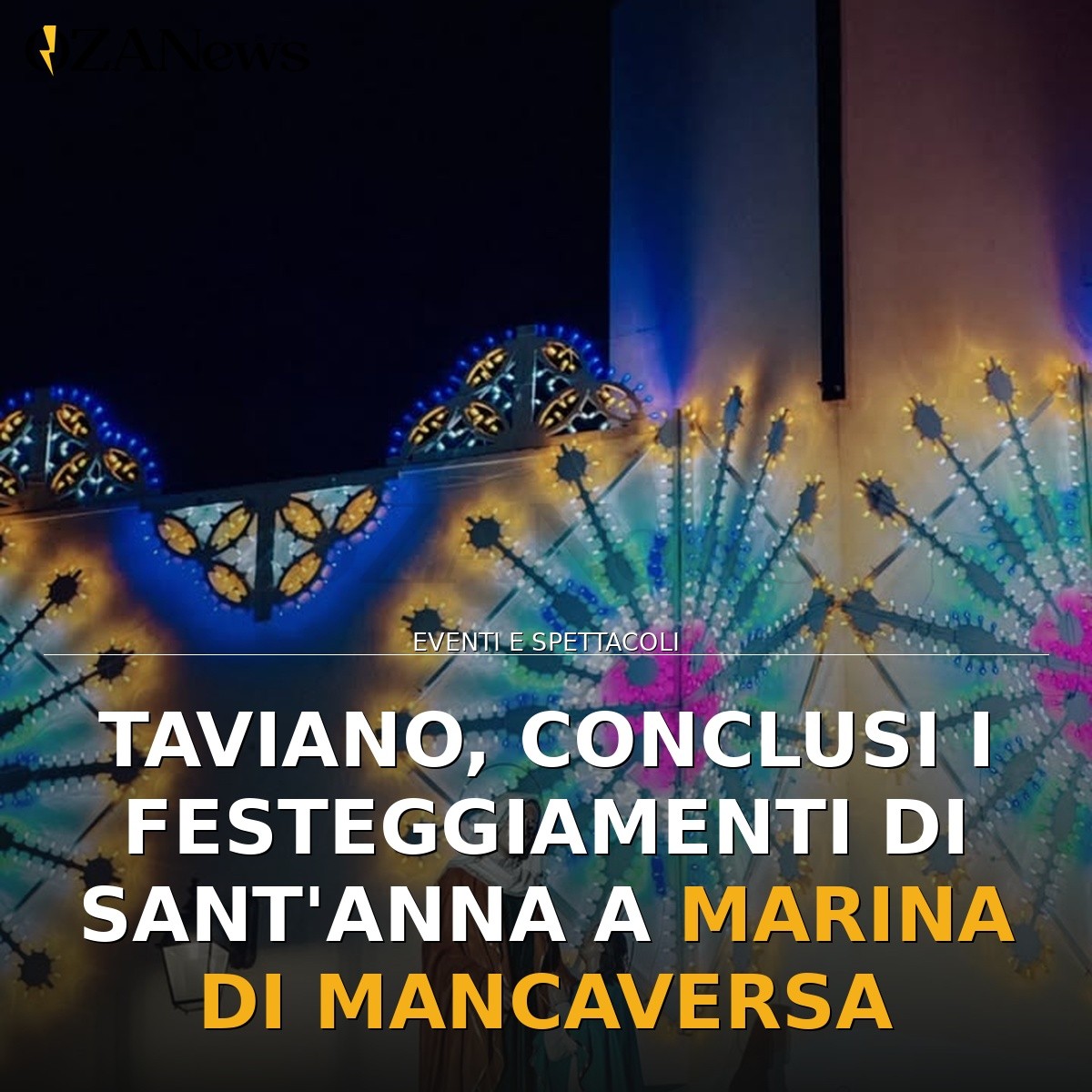 Taviano, conclusi i festeggiamenti di Sant’Anna a Marina di Mancaversa