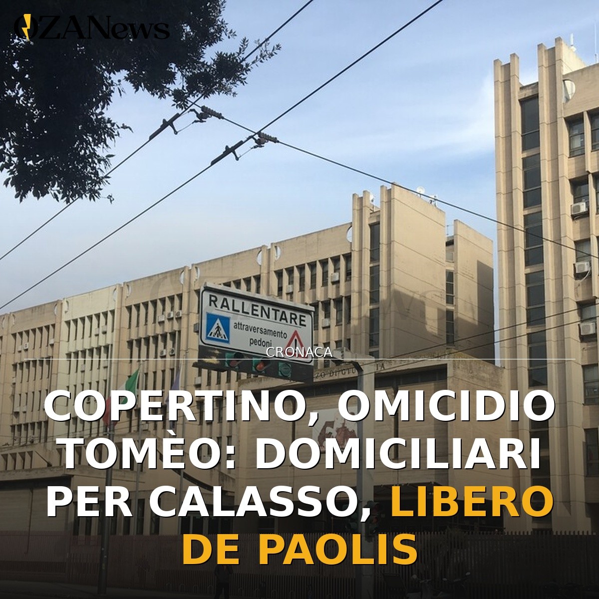 Copertino, Omicidio Tomèo: domiciliari per Calasso, libero De Paolis