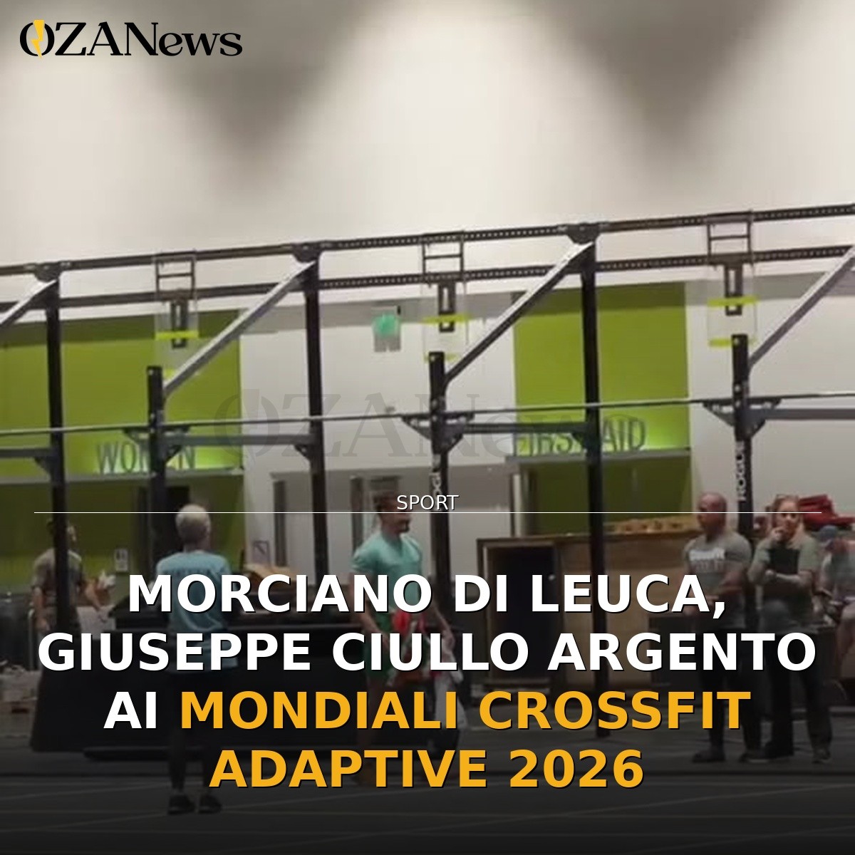 Morciano di Leuca, Giuseppe Ciullo argento ai Mondiali CrossFit Adaptive 2026