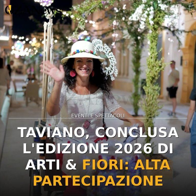 Taviano, conclusa l'edizione 2026 di Arti & Fiori: alta partecipazione