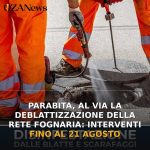 Parabita, al via la deblattizzazione della rete fognaria: interventi fino al 21 agosto