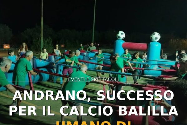 Andrano, successo per il Calcio Balilla Umano di Ecotrekking