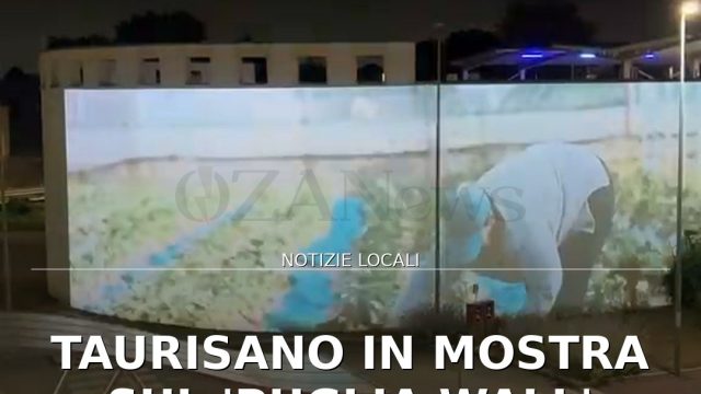 Taurisano in mostra sul ‘Puglia Wall’ all’Aeroporto di Bari
