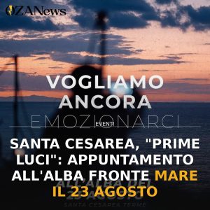Santa Cesarea, "Prime Luci": appuntamento all'alba fronte mare il 23 agosto