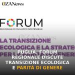 Puglia, Forum Regionale discute transizione ecologica e parità di genere