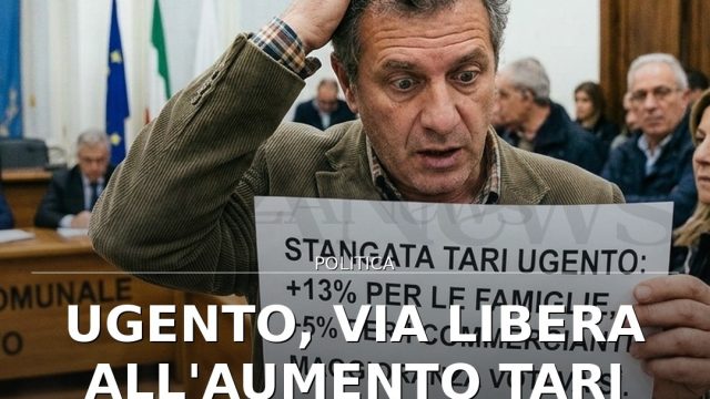 Ugento, via libera all’aumento TARI 2026: stangata su famiglie e attività