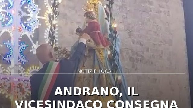 Andrano, il Vicesindaco consegna la chiave del paese alla Vergine