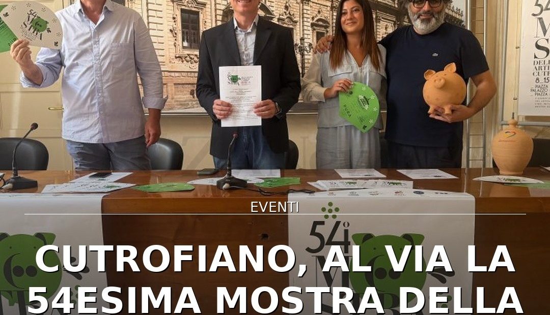Anteprima di: Cutrofiano, al via la 54esima Mostra della Ceramica Artigianale: otto giorni di festa
