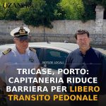 Tricase, porto: Capitaneria riduce barriera per libero transito pedonale