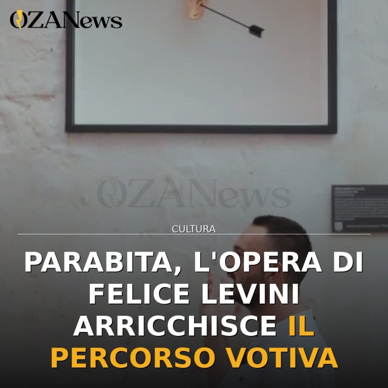 Parabita, l'opera di Felice Levini arricchisce il percorso Votiva