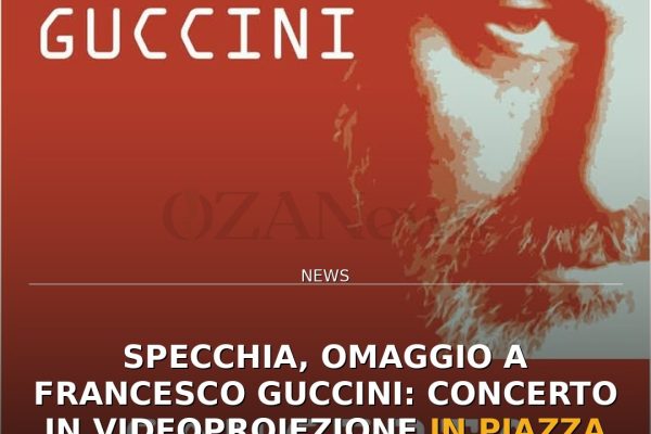 Specchia, omaggio a Francesco Guccini: concerto in videoproiezione in Piazza del Popolo