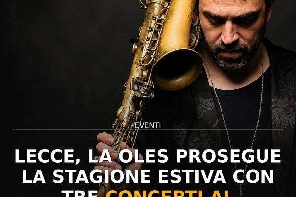 Lecce, la OLES prosegue la stagione estiva con tre concerti al Chiostro dei Teatini