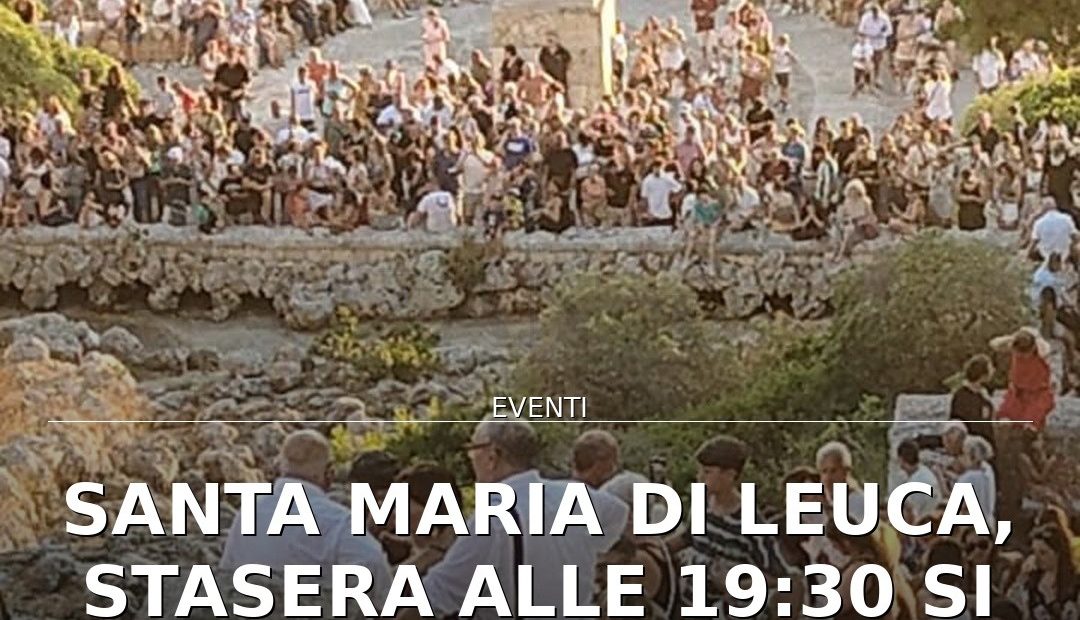 Anteprima di: Santa Maria di Leuca, stasera alle 19:30 si accende la Cascata Monumentale