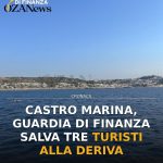 Castro Marina, Guardia di Finanza salva tre turisti alla deriva