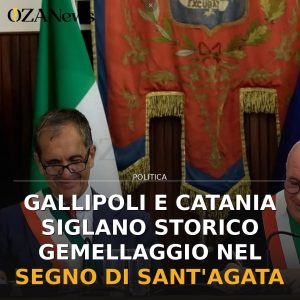 Gallipoli e Catania siglano storico gemellaggio nel segno di Sant'Agata