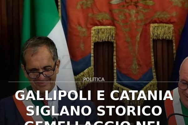 Gallipoli e Catania siglano storico gemellaggio nel segno di Sant’Agata