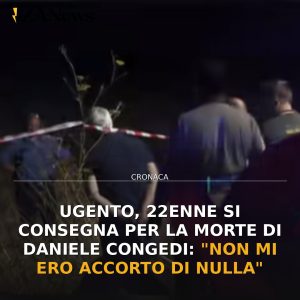 Ugento, 22enne si consegna per la morte di Daniele Congedi: "Non mi ero accorto di nulla"