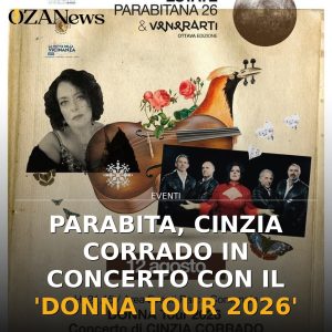 Parabita, Cinzia Corrado in concerto con il 'DONNA Tour 2026'